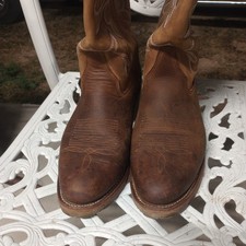 Double H Western Boots 9.5D USA Made Leather Cowboy Oil Slip Resistant