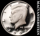 2004-S Silver Kennedy Half Dollar-Choice Gem Proof Lustrous No Reserve #i2722