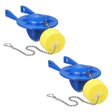 2pcs Toilet Flapper with Float for 2" Toilet Tank Flush Valves, Blue