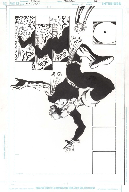 Starlin MYSTERY IN SPACE 5 pg 32 FANTASTIC THE WEIRD NEAR FULL SPLASH