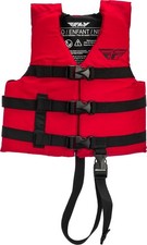 FLY RACING CHILD NYLON VEST RED 221-28402