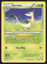 Servine Fates Collide 6/124 Uncommon FCO Pokemon TCG Card LP
