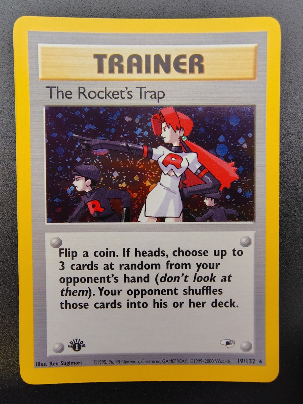 Pokemon Gym Heroes - The Rocket's Trap 19/132 - First Edition - Holo - NM