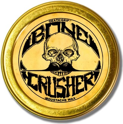 Bone Crusher Extra Strong Extra Firm Mustache Wax | Heat Source Recommended |1oz