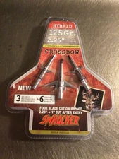 Swhacker Crossbow Hybrid Broadheads 125 Gr. 2.25" - 4 blade -  3 Pk - SWH00260