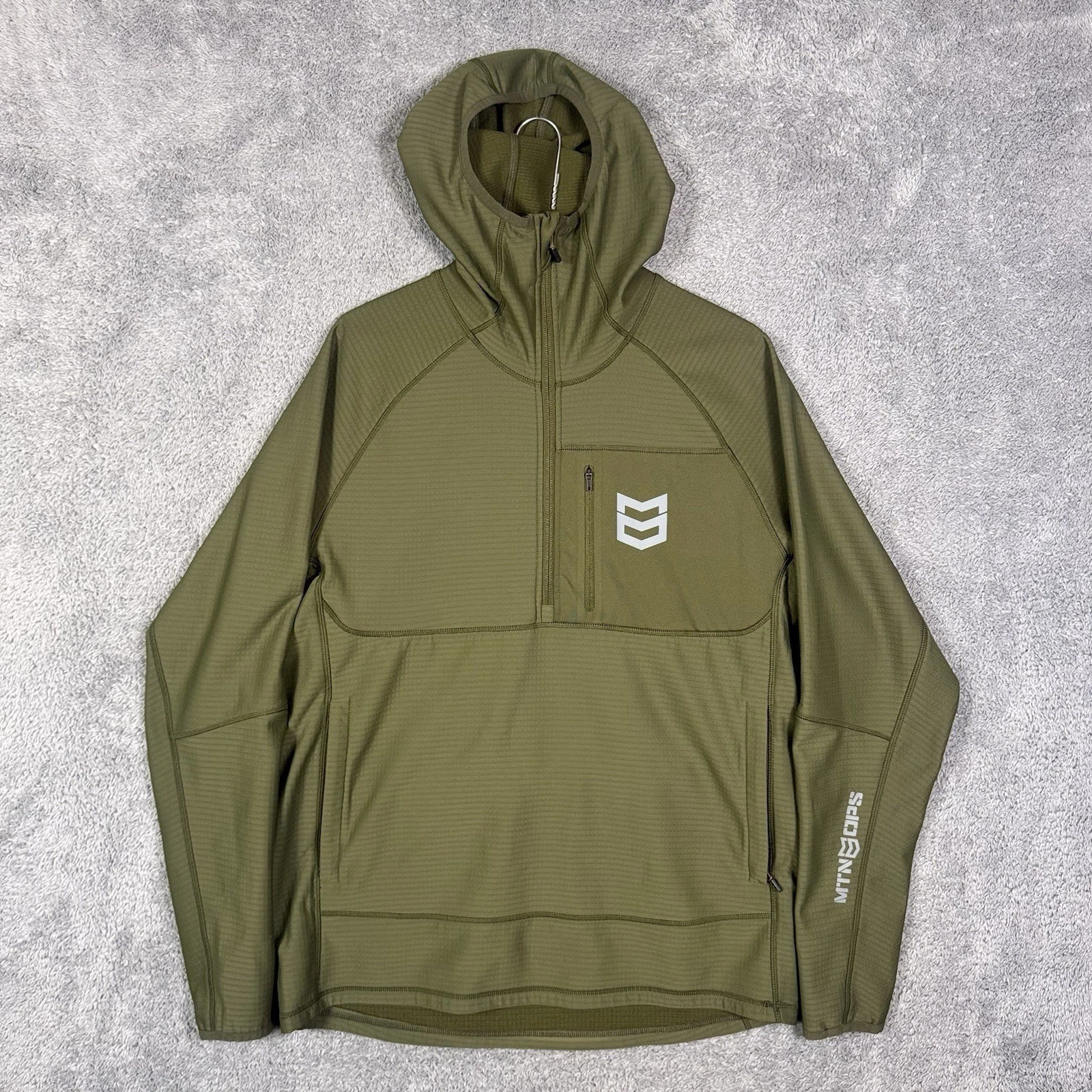 Mtn Ops Sweatshirt Men's L Hoodie Geo Grid Fleece 1/4 Zip Pullover Tactical Tech
Opens in a new wind