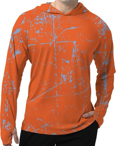Men's UPF 50+ Sun Protection Hoodie – Long Sleeve Fishing & Hiking Shirt - Bild 8 von 13