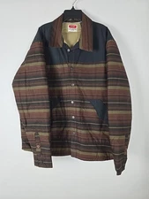 Wrangler Five Star Lined Regular Fit XL Jacket  Brown And Black