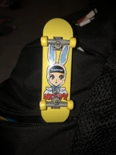 Tech Deck Fingerboard Hookups Bunny Ears Girl Rare HYF Skateboard Vintage