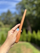 Handmade Cherry Wood Magic Wand Wizard Witch 8 1/2" NEW