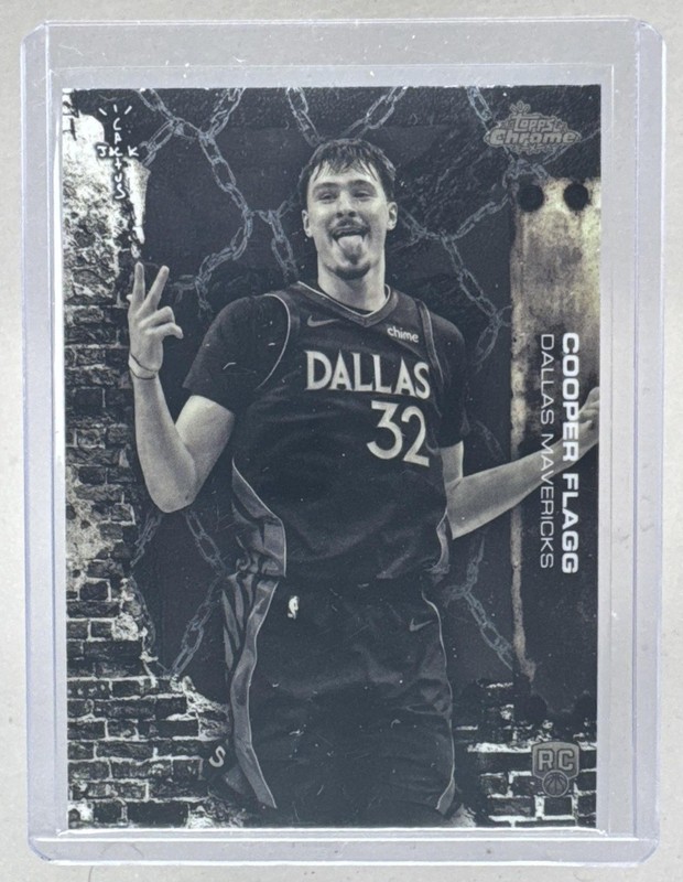 Cooper Flagg 2025 Topps Chrome x Cactus Jack #61 Rookie RC F18
