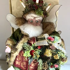Mark Roberts Father Christmas Fairy Santa Elf Mint In Box Coa Limited Ed 22”
