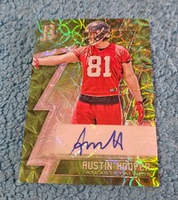 2016 Spectra Austin Hooper Atlanta Falcons Autograph Green Prizm 19/25 #215