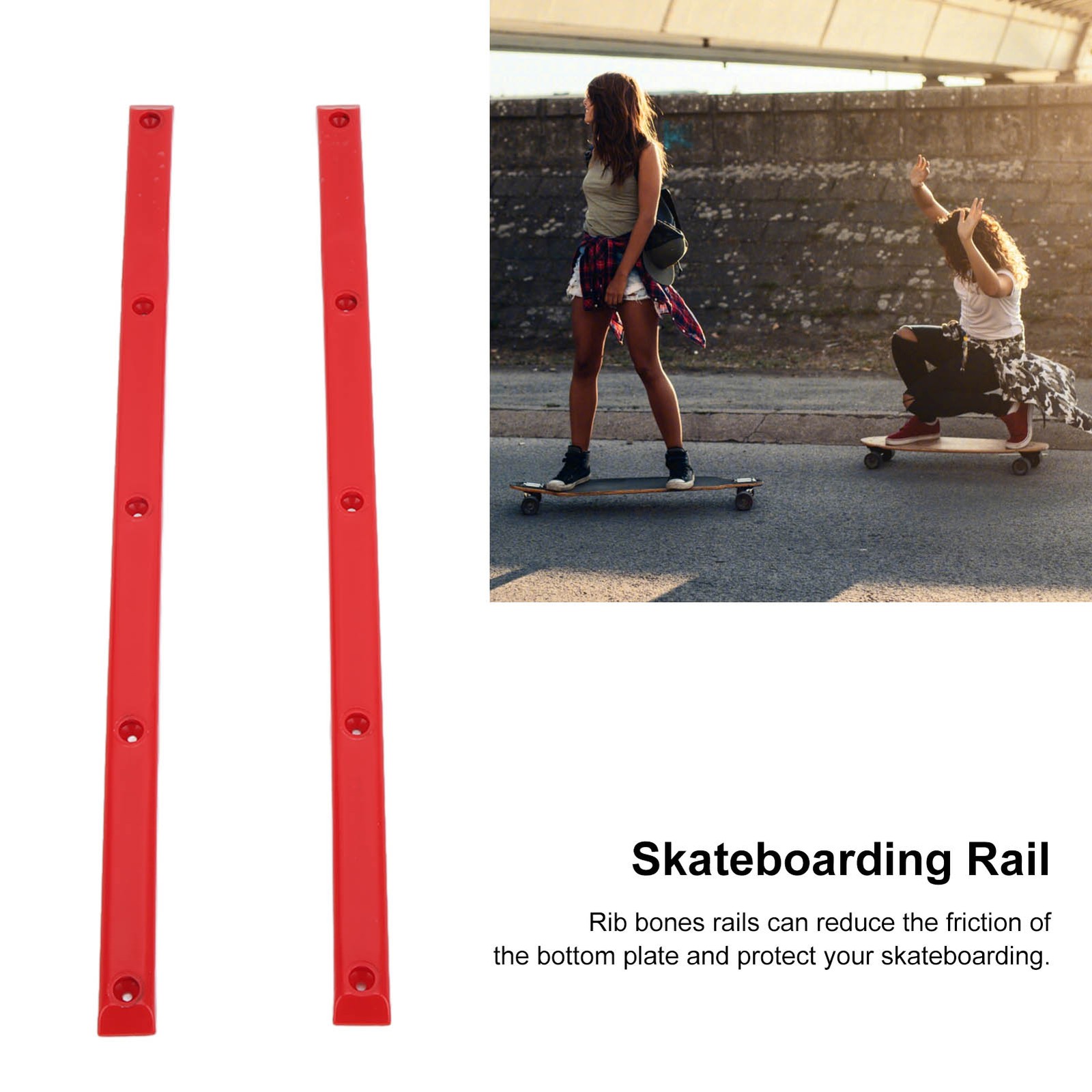 Rib Bones Rails Wear Resistant Durable Stable Flexible Glossy Appearance Longboa