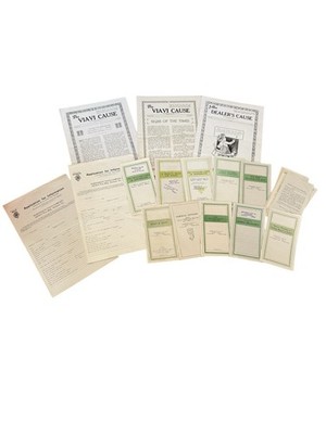 Lot Vintage Medical Ephemera VIAVI Alternative Medicine MLM Dealer 1920s Pharma