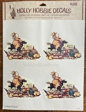 Vintage Holly Hobbie Decoupage Decals Print Sheet American Greetings 1970 Crafts