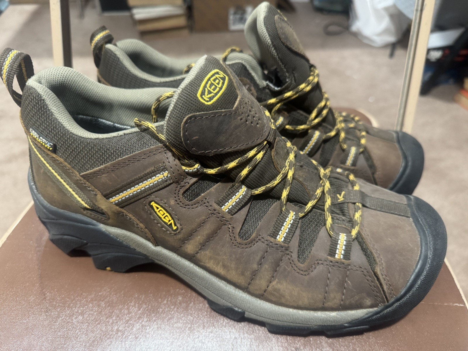 Keen Hiking Boots Brown Size 11 Men's Targhee II Waterproof-image