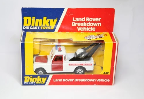 Dinky 442 Land Rover Breakdown Vehicle In Original Box - Near Mint Vintage Model