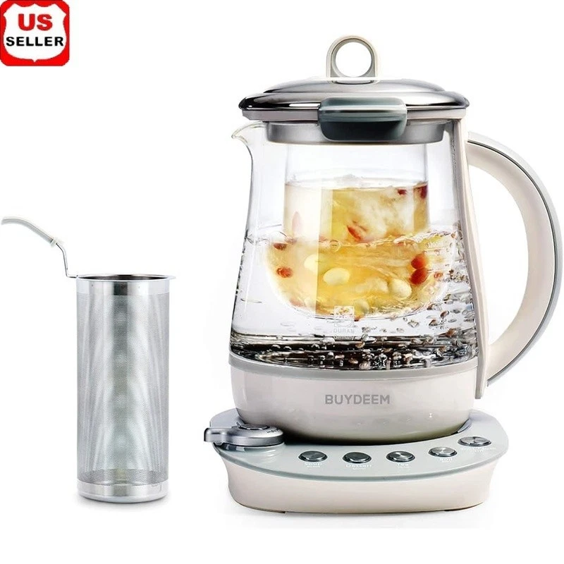 9 in 1 Multiuse Electric Kettle W/ Smart Cooking Function Removable Filter New
