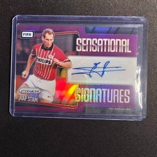 🔌IU 2025-26 PANINI PRIZM FIFA SOCCER SENSATIONAL AUTO PURPLE 3/10 JAAP STAM