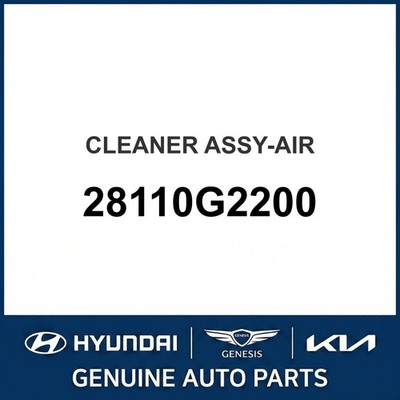 2017-2022 Kia Niro Cleaner Assembly-Air OEM New 28110G2200