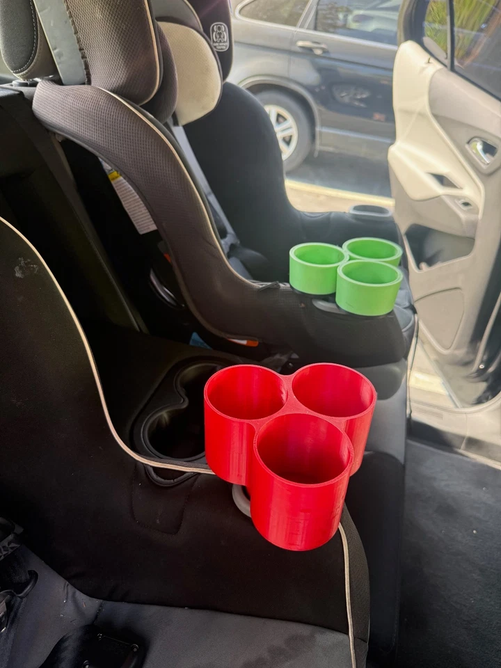 TRIPLE Portavasos Inserto para Cochecitos y Coches + Compartimento SECRETO! Foto 4 de 4