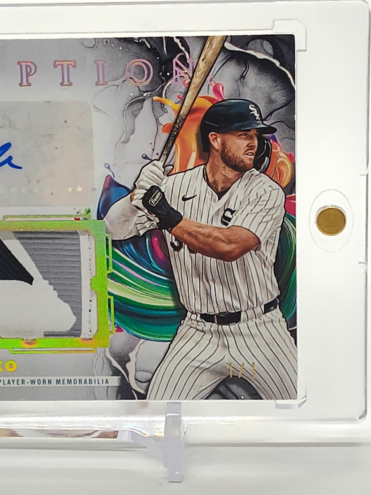 2025 Inception RPA 1/1 Logoman Tim Elko Rookie Patch Auto view 3