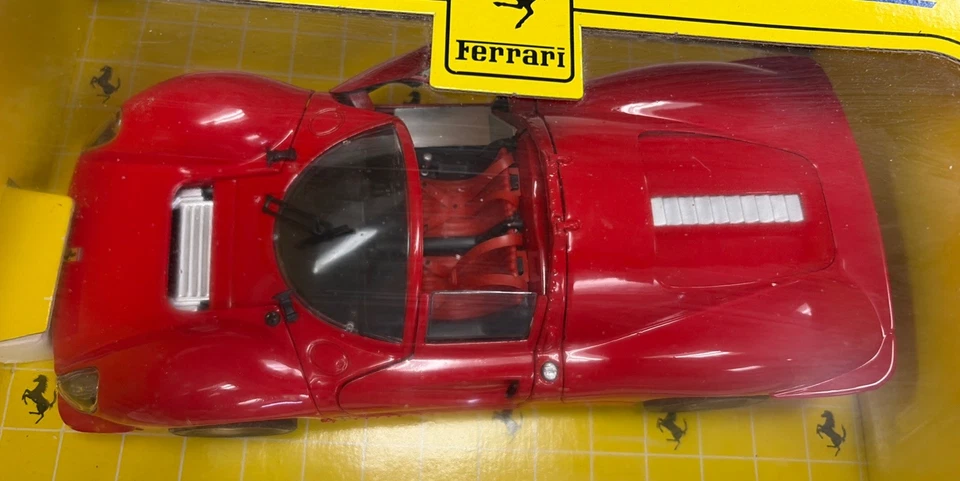 Jouef Evolution Ferrari 330 P4 Red Diecast Model Car 1/18 Scale - Image 2 of 4