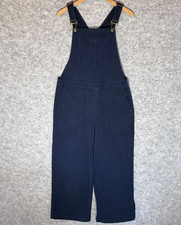 Seasalt Cornwall Porthallow Cove Dungarees Womens UK 10 Navy Cotton