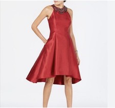 Adrianna Papell Dress Red Size 14