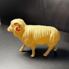 ANTIQUE VINTAGE CELLULOID RATTLE TOY RAM 4 LONG 3 TALL Unmarked
