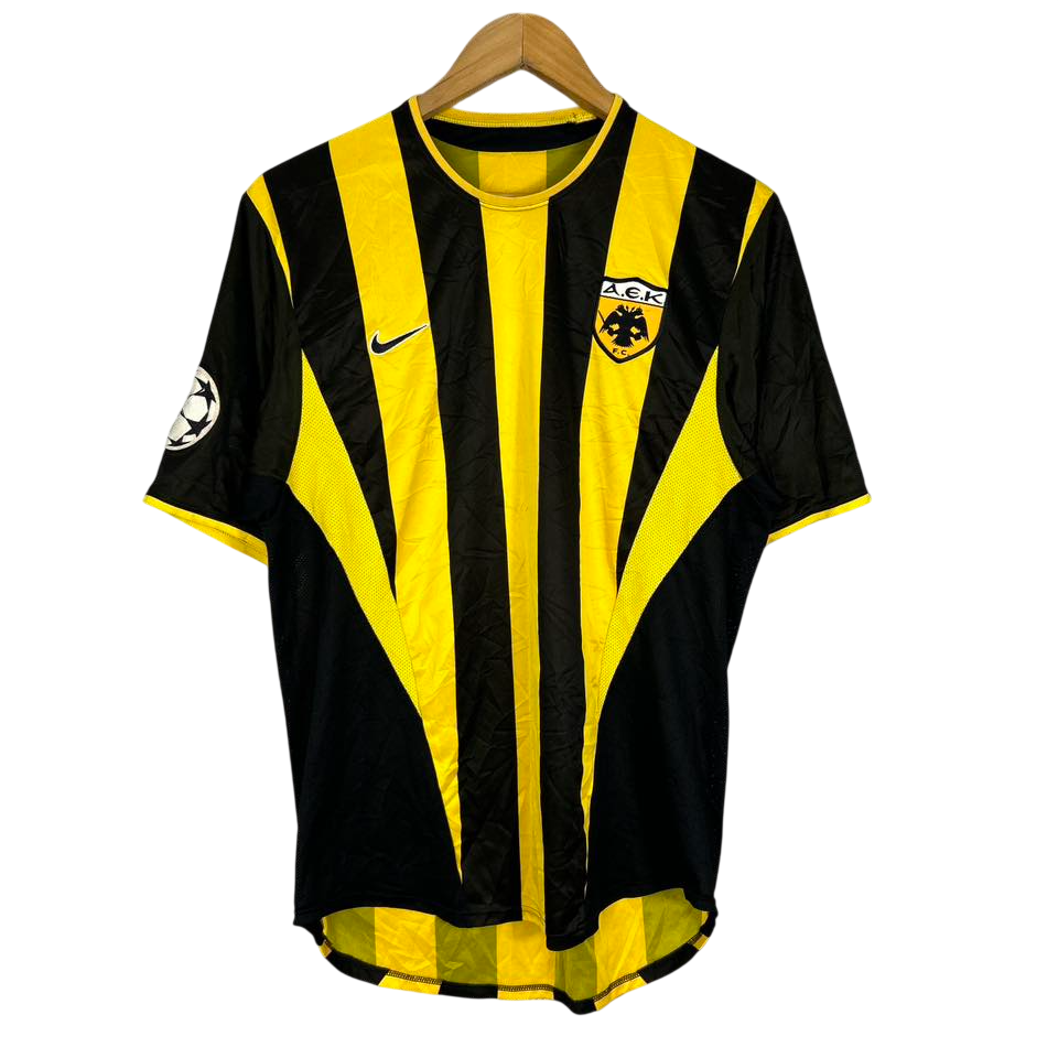 AEK Athens 2003-2004 Greece Soccer Jersey Football Shirt Size M | eBay