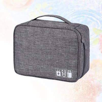 Polyester Travel Storage Carrying Case For Power Bank Data Cable U Disk