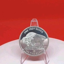 Brilliant - 1 oz Indian Head/ Buffalo .999 Pure Silver Round 65.95 per troy oz