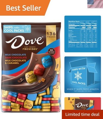 Sophisticated Mother's Day Chocolate Collection - 38.9 Oz, 136 Irregular Treats