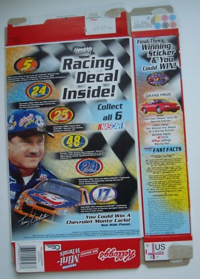 KELLOGG'S 2003~FROSTED MINI WHEATS~NASCAR RACING/TERRY LABONTE~CEREAL BOX