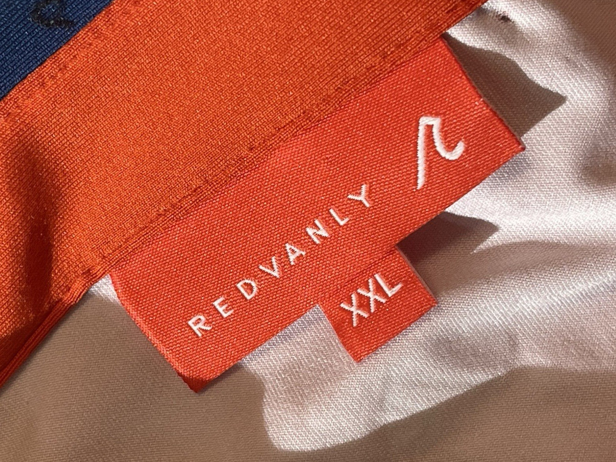 Devon Polo Golf Shirt Split Fountain Print Size XXL Polyester/Spandex NWT