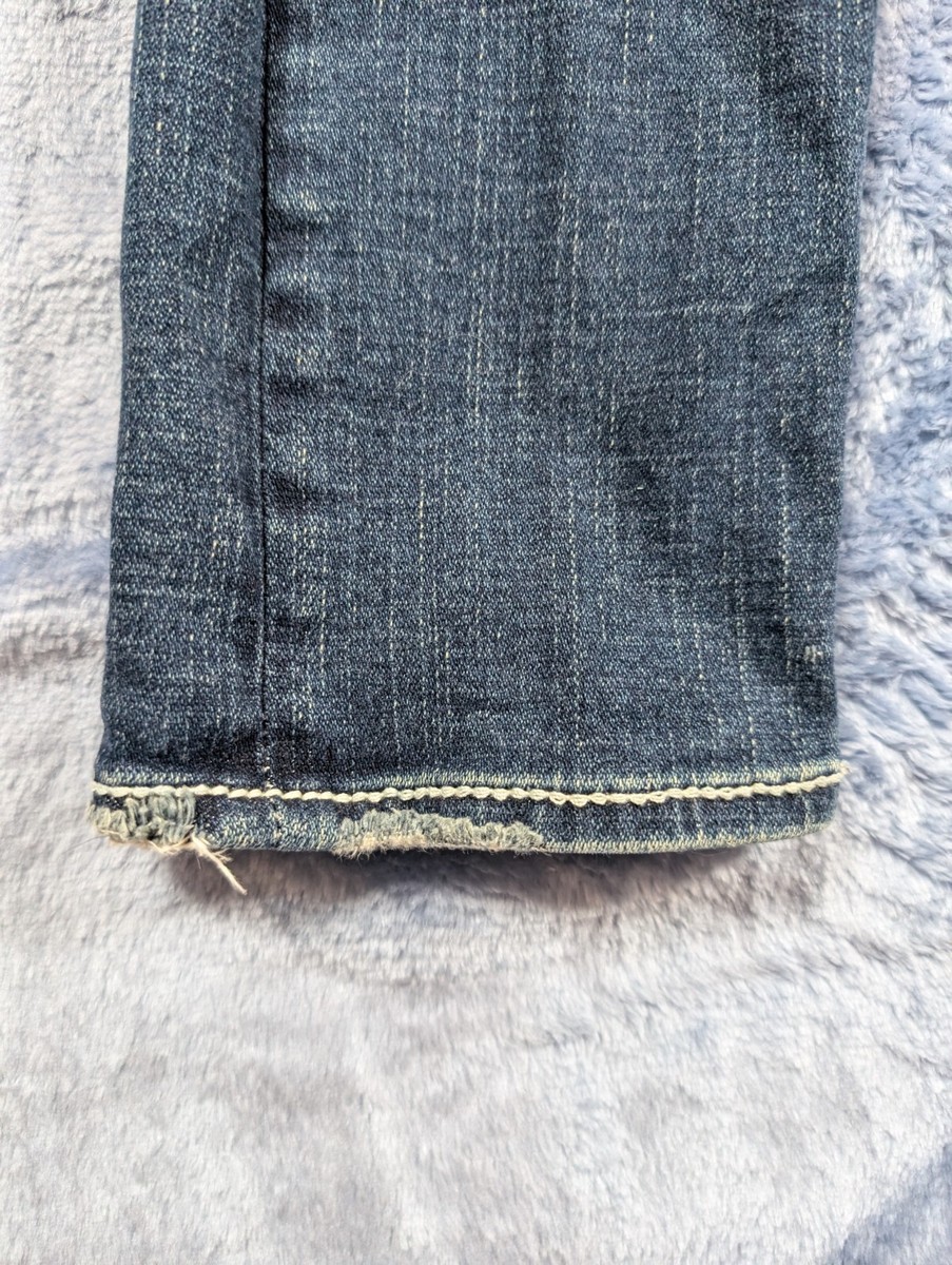 True Religion Disco Julie Big T Jeans Sz 27 Dark Wash