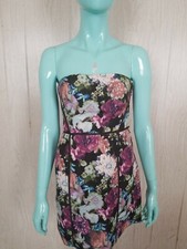 KIMCHI BLUE Floral Strapless Small Mini Dress Sexy Urban Outfitters