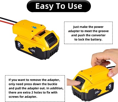 Power Up Your Tools: Best Choice 20V Battery Adapter For Dewalt – JR0349, Fast & Free 2-Day Shipping-1240979