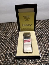 Vintage Carlton Lucienne Piezo Electronic Lighter In Original Box w/ Paperwork
