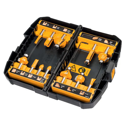 DeWalt DT90016-QZ Set Frese 8mm 12pz | Miglior Rapporto Qualità/Prezzo