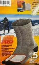 Heat Pro Adhesive Toe Warmers 5 Hours Of Heat 30 Pairs