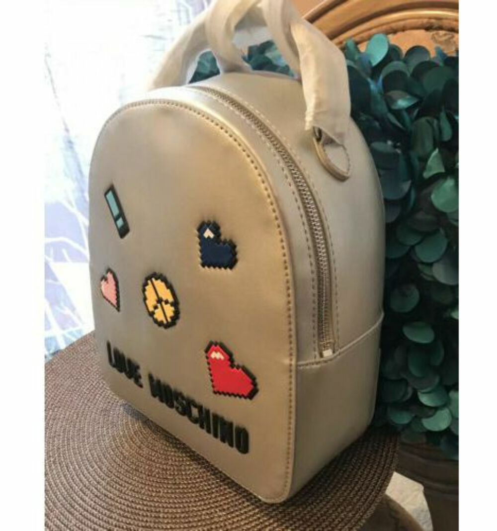 Love Moschino Nappa Large Quilted Backpack NWOT Love Moschino Nappa Large Quilted Backpack NWOT main image 4