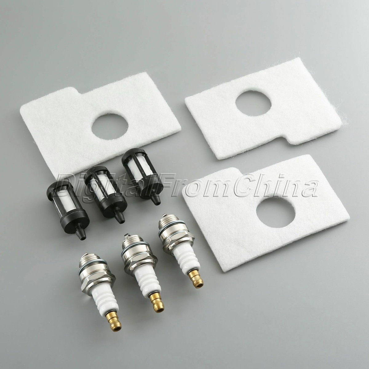 Tune-Up Kit For Stihl 017 018 MS170 MS180 Chainsaws – Air Filter, Fuel Hose, Spark Plug – 2-Stroke Engine Parts