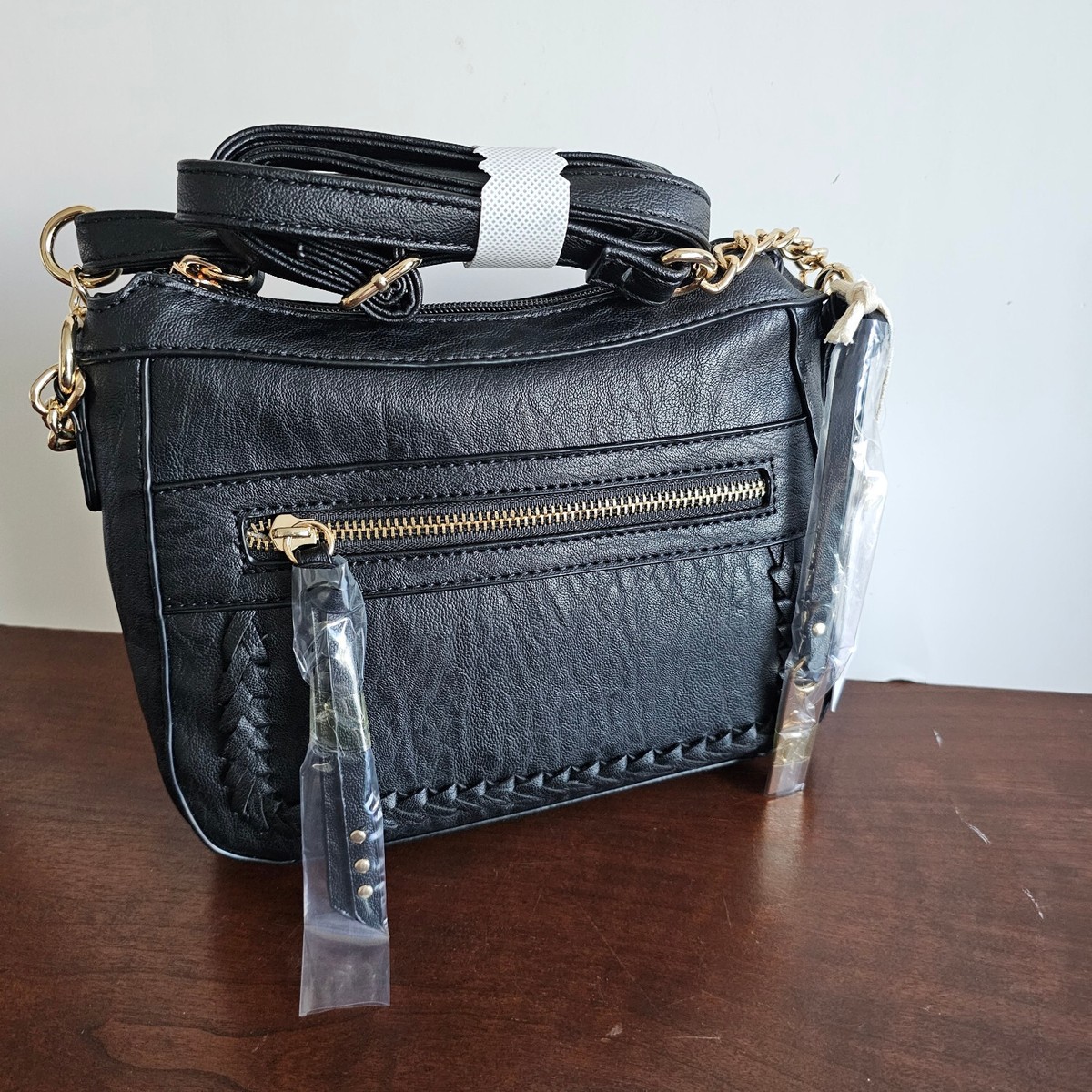 Jessica Simpson Jaclyn Crossbody Bag Meteorite Black $98 NWT | eBay