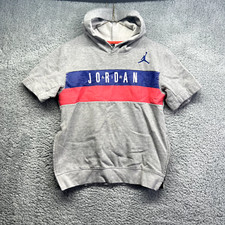 Air Jordan Hoodie Youth Pullover Large Grey Sweatshirt Hood 12-13 Years