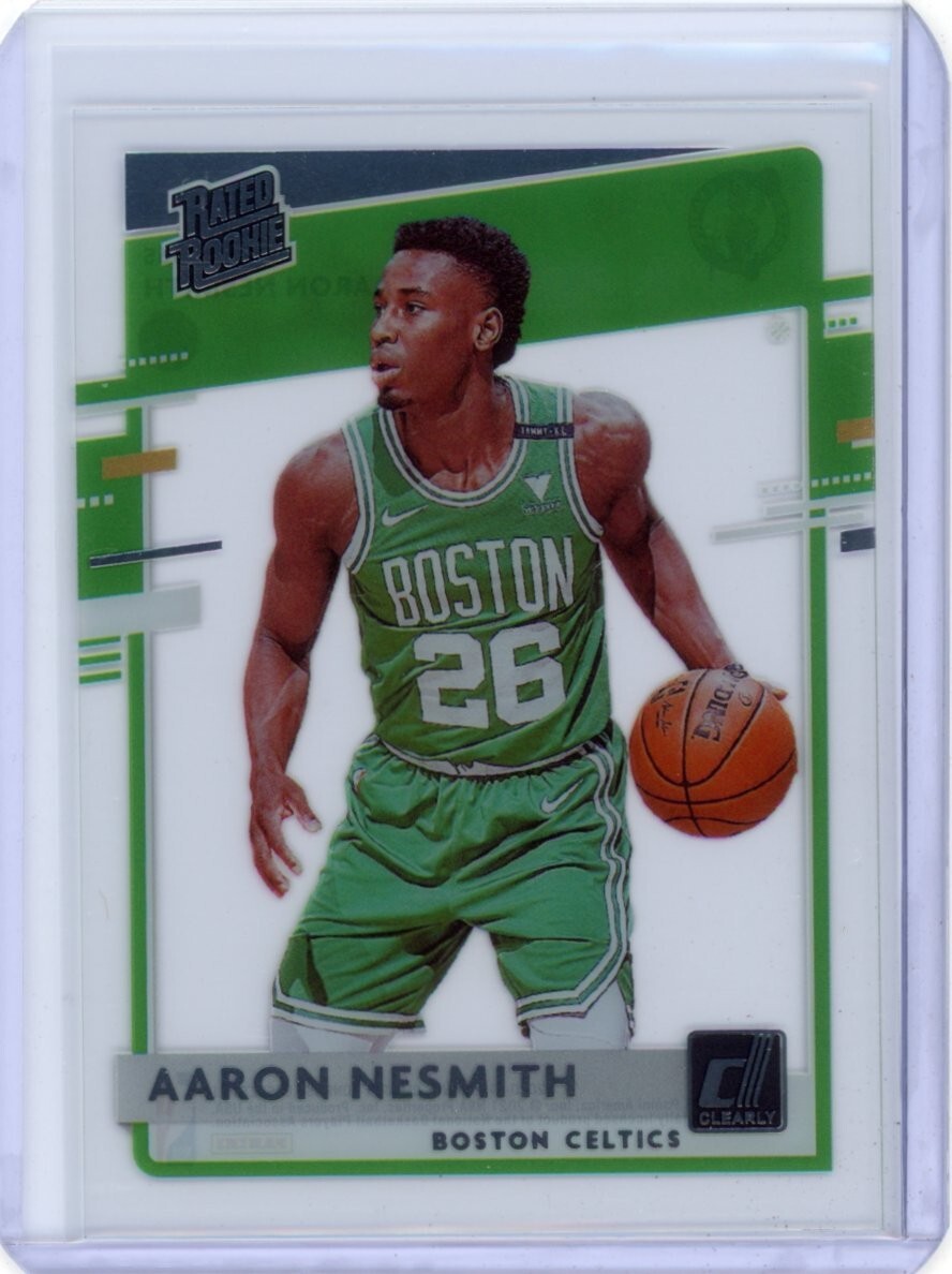 2020-21 Clearly Donruss Aaron Nesmith Rated Rookie RC Acetate- Boston Celtics