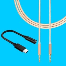 Portable Type C to 3.5mm Audio Aux Jack Cable Headphone Cable For OnePlus 9 Pro