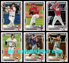 2021 Bowman Draft BASE #1-200 Complete Your Set $2 or 2 Card Minimum YOU PICK!